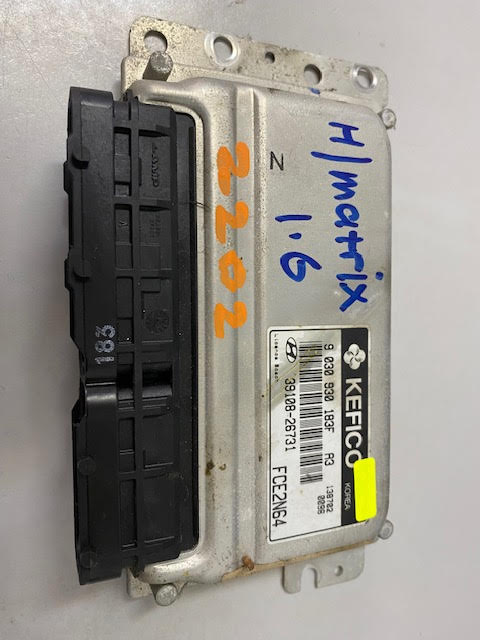 ECU 39108-26731 Hyundai Matrix ECU FCE2N64