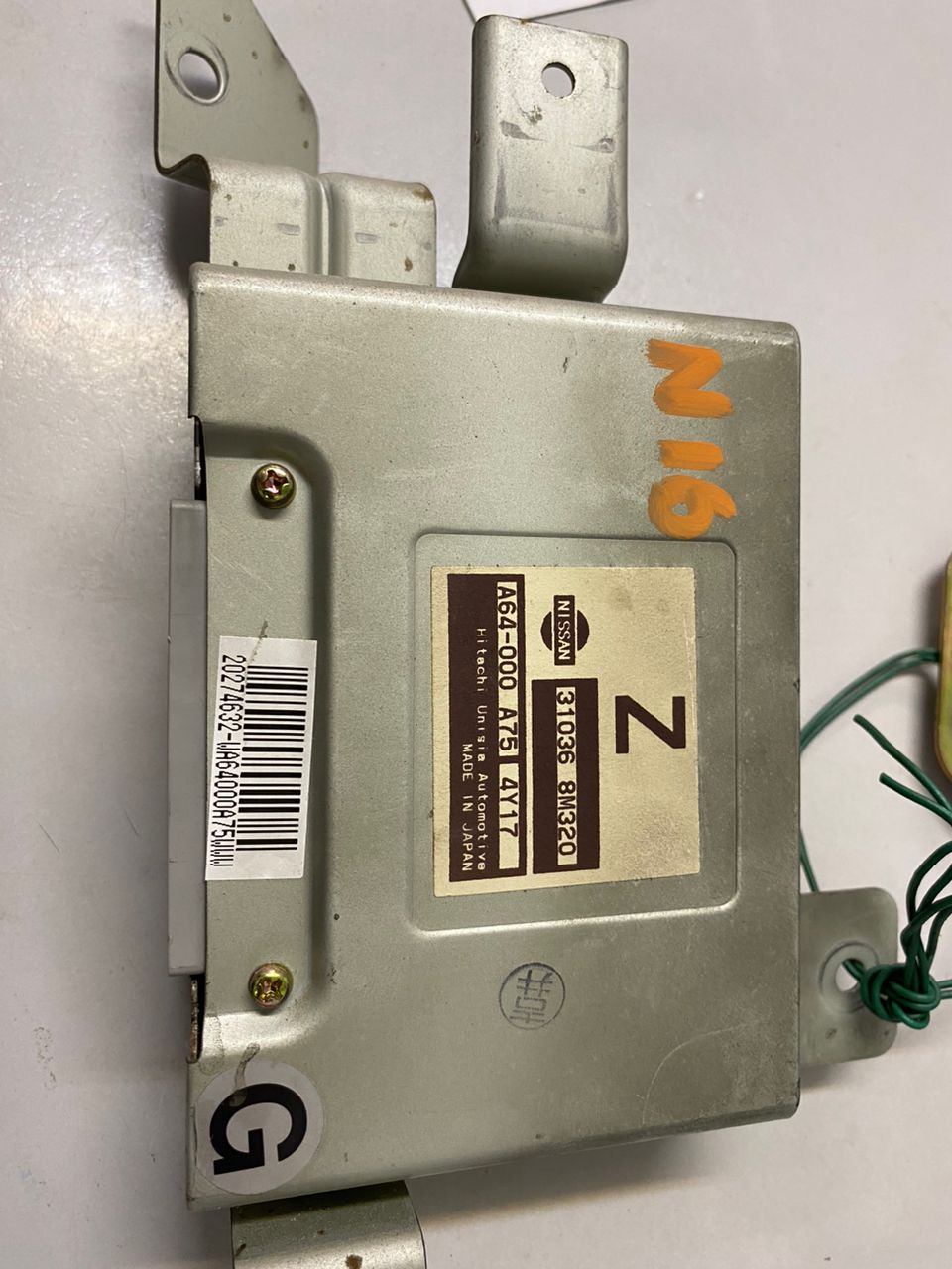 ECU 31036 8M320 Nissan Sentra N16 ECU Z